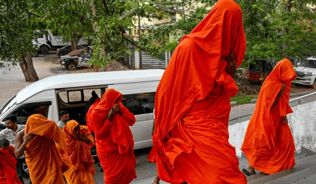 Sri Lankan monks arrested after 110kg of cannabis discovered in their luggage